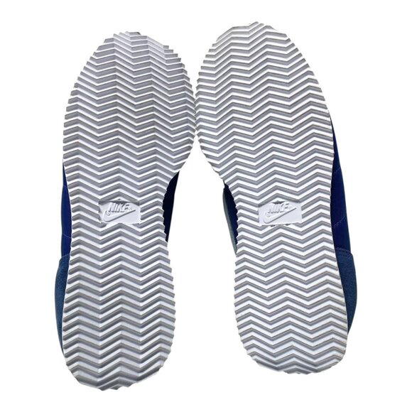 Nike Cortez Blue Suede Nylon Sneakers Women’s Size 9 Retro Running Shoes New - Picture 5 of 6